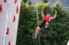 Jianguo Long celebrating his second Speed World Cup win