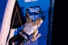 Janja Garnbret celebrates topping the final route and winning her seventh gold medal in Villars