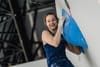 Erin McNeice on Boulder 1 of the Women's Budapest finals