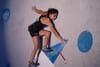 Natalia Grossman on the slab in the 2024 Seoul Boulder World Cup final